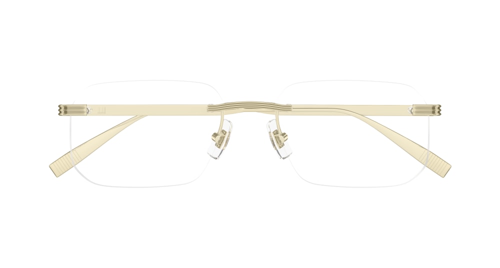 DUNHILL DU0104O 1 RECTANGULAR / GOLD