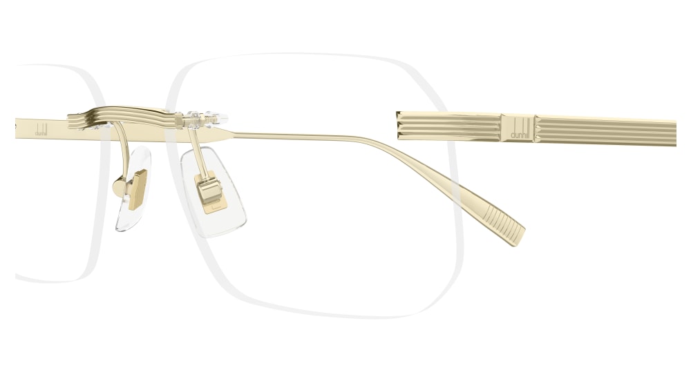 DUNHILL DU0104O 1 RECTANGULAR / GOLD