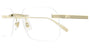 DUNHILL DU0104O 1 RECTANGULAR / GOLD