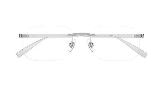 DUNHILL DU0104O 2 RECTANGULAR / SILVER