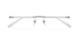 DUNHILL DU0104O 2 RECTANGULAR / SILVER