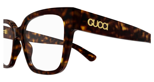 GUCCI GG1791O 6 RECTANGULAR / HAVANA
