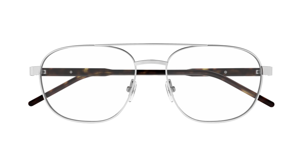 GUCCI GG1800O 2 RECTANGULAR / SILVER