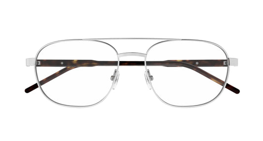 GUCCI GG1800O 2 RECTANGULAR / SILVER