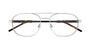 GUCCI GG1800O 2 RECTANGULAR / SILVER