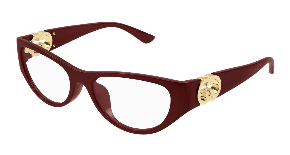 GUCCI GG1825O 3 CAT EYE / BURGUNDY