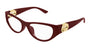 GUCCI GG1825O 3 CAT EYE / BURGUNDY