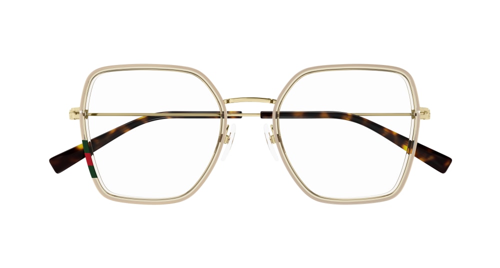 GUCCI GG1850O 3 RECTANGULAR / GOLD
