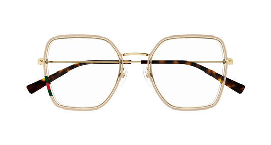 GUCCI GG1850O 3 RECTANGULAR / GOLD