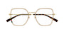 GUCCI GG1850O 3 RECTANGULAR / GOLD