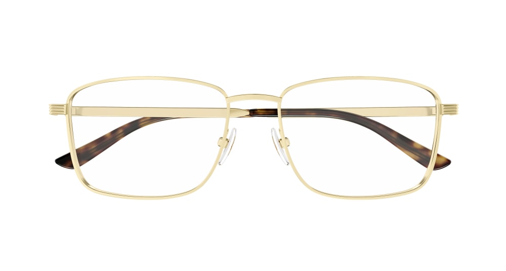 GUCCI GG1882O 2 RECTANGULAR / GOLD