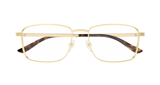 GUCCI GG1882O 2 RECTANGULAR / GOLD