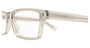 SAINT LAURENT SL 622 13 RECTANGULAR / TRANSPARENT