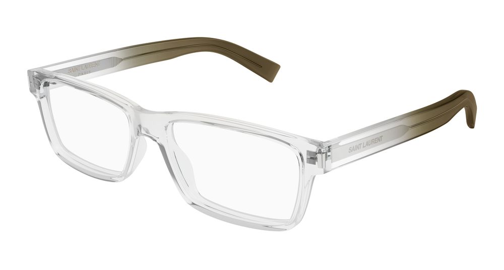 SAINT LAURENT SL 622 14 RECTANGULAR / TRANSPARENT