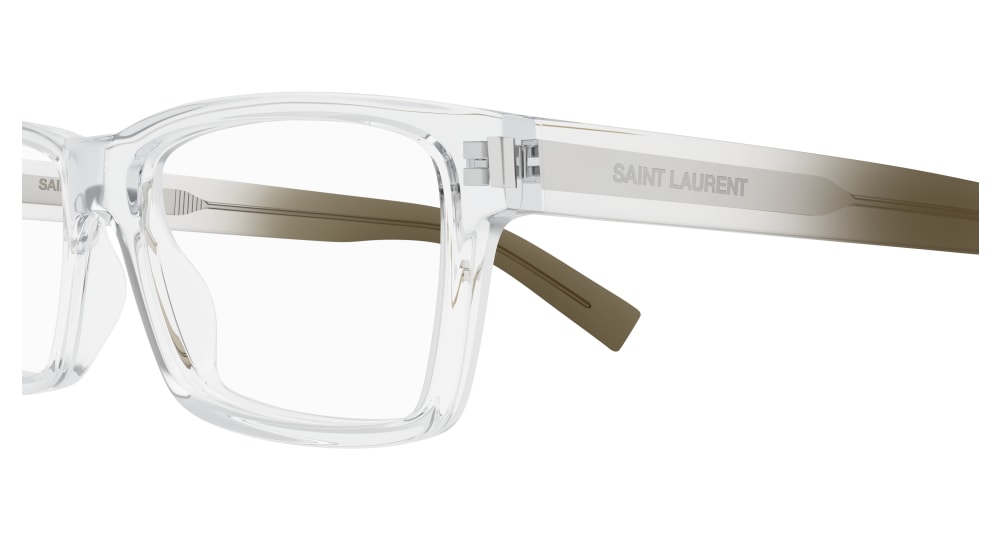 SAINT LAURENT SL 622 14 RECTANGULAR / TRANSPARENT