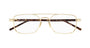 SAINT LAURENT SL 780 2 RECTANGULAR / GOLD
