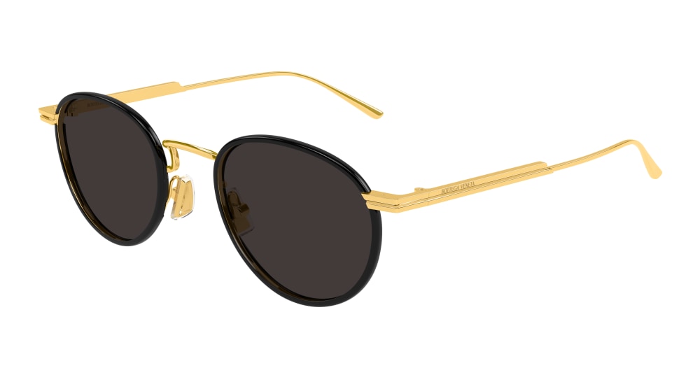 BOTTEGA VENETA BV1389S 1 ROUND / GOLD