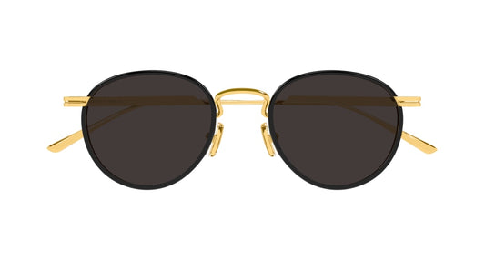 BOTTEGA VENETA BV1389S 1 ROUND / GOLD