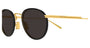 BOTTEGA VENETA BV1389S 1 ROUND / GOLD