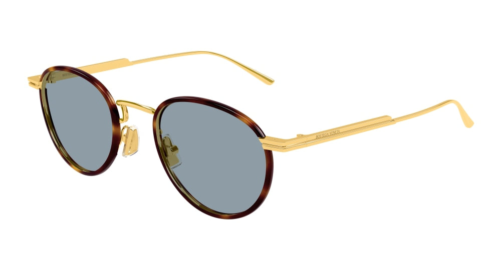 BOTTEGA VENETA BV1389S 2 ROUND / GOLD