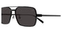 DUNHILL DU0076S 1 RECTANGULAR / BLACK