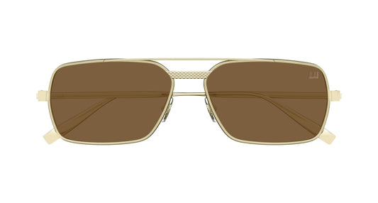 DUNHILL DU0076S 2 RECTANGULAR / GOLD
