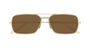 DUNHILL DU0076S 2 RECTANGULAR / GOLD