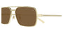 DUNHILL DU0076S 2 RECTANGULAR / GOLD