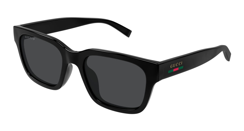 GUCCI GG1857S 5 RECTANGULAR / BLACK