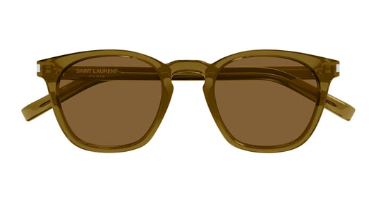 SAINT LAURENT SL 28 52 RECTANGULAR / BROWN