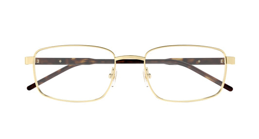 GUCCI GG1801O 2 RECTANGULAR / GOLD