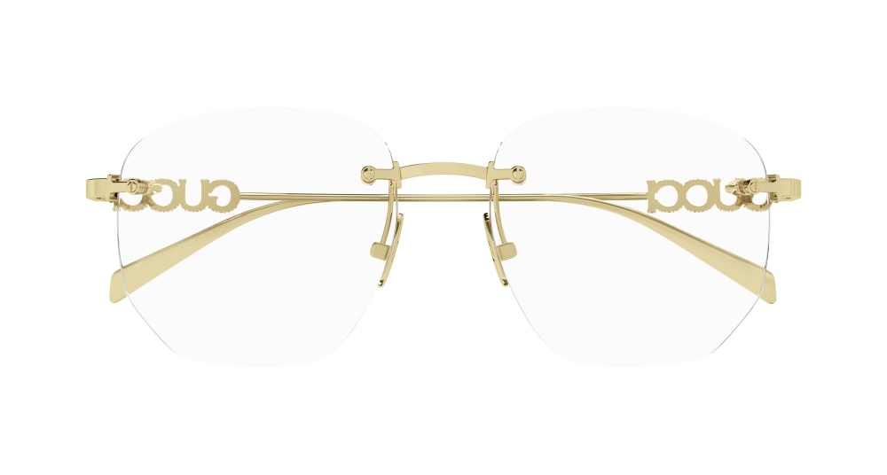 GUCCI GG1806O 1 RECTANGULAR / GOLD