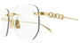 GUCCI GG1806O 1 RECTANGULAR / GOLD