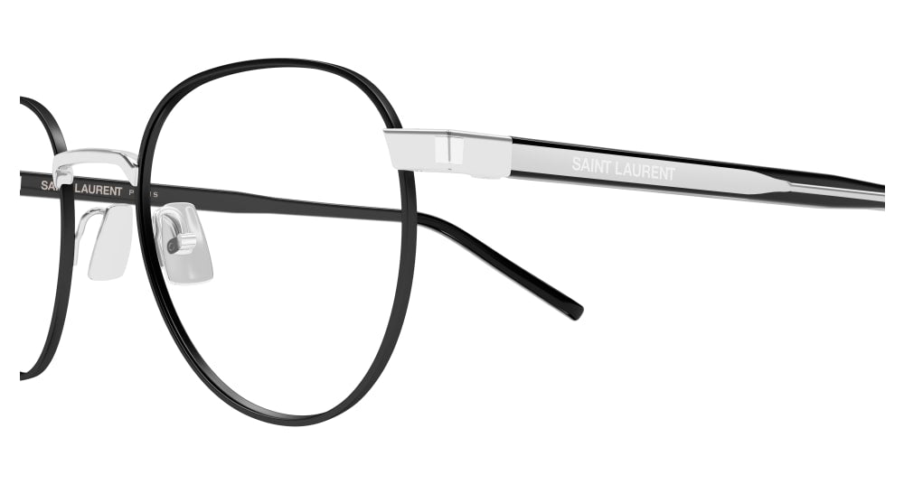 SAINT LAURENT SL 781 3 RECTANGULAR / SILVER