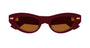 BOTTEGA VENETA BV1350S 5 CAT EYE / BURGUNDY