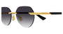 BOTTEGA VENETA BV1379S 1 PILOT / GOLD