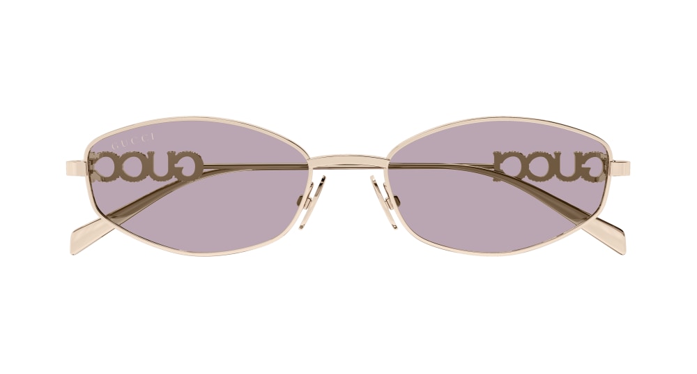 GUCCI GG1802S 3 RECTANGULAR / GOLD