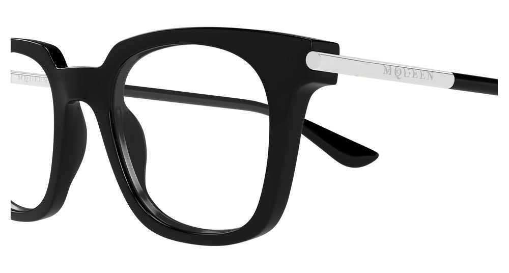ALEXANDER MCQUEEN AM0521O 1 RECTANGULAR / BLACK