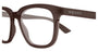 ALEXANDER MCQUEEN AM0539O 5 RECTANGULAR / BROWN