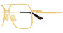 BOTTEGA VENETA BV1384O 1 PILOT / GOLD
