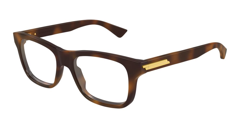 BOTTEGA VENETA BV1412O 9 RECTANGULAR / HAVANA