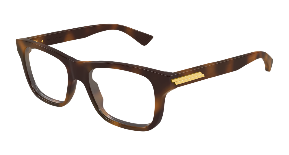 BOTTEGA VENETA BV1412O 9 RECTANGULAR / HAVANA