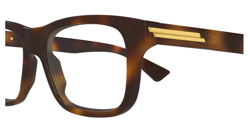 BOTTEGA VENETA BV1412O 9 RECTANGULAR / HAVANA