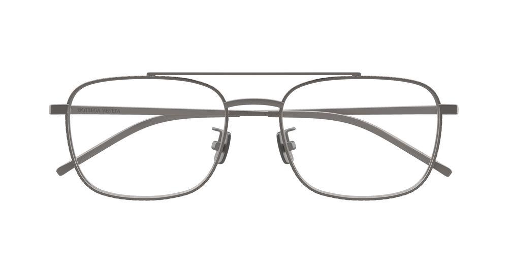 BOTTEGA VENETA BV1425OA 3 RECTANGULAR / RUTHENIUM