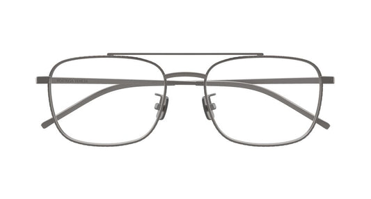 BOTTEGA VENETA BV1425OA 3 RECTANGULAR / RUTHENIUM