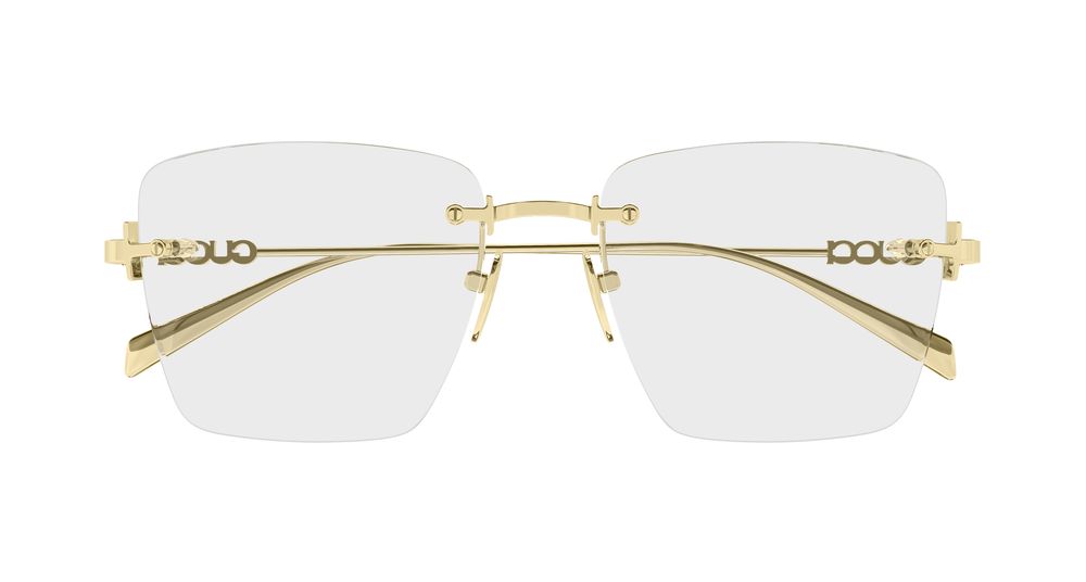 GUCCI GG1938O 1 RECTANGULAR / GOLD