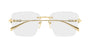 GUCCI GG1938O 1 RECTANGULAR / GOLD