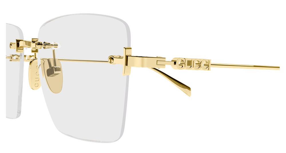 GUCCI GG1938O 1 RECTANGULAR / GOLD
