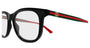 GUCCI GG1990O 1 RECTANGULAR / BLACK