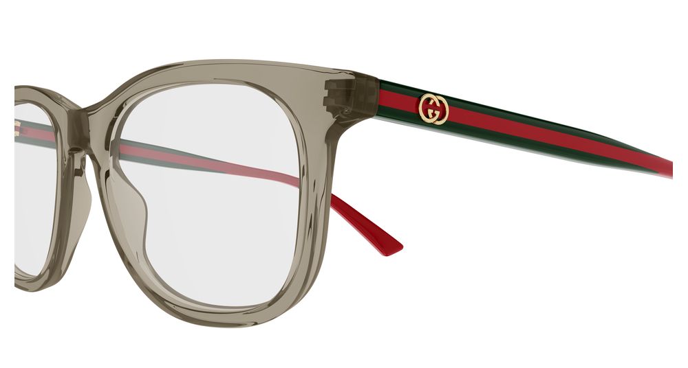 GUCCI GG1990O 3 RECTANGULAR / BROWN